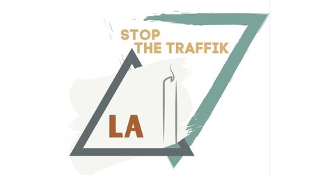 LA STOP THE TRAFFIK Logo
