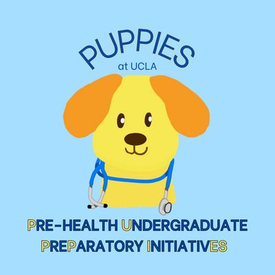 Pre-Health Undergraduate Preparatory Initiatives (PUPPIES) at UCLA Logo